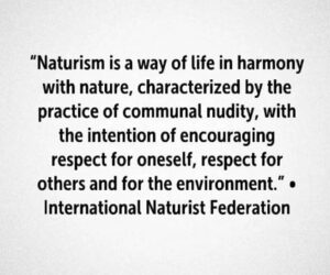 our journey into naturism